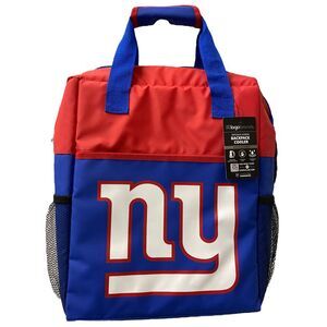 NY Giants - Logo Brands Officially Licensed NFL Backpack Cooler with 30 Can Capa